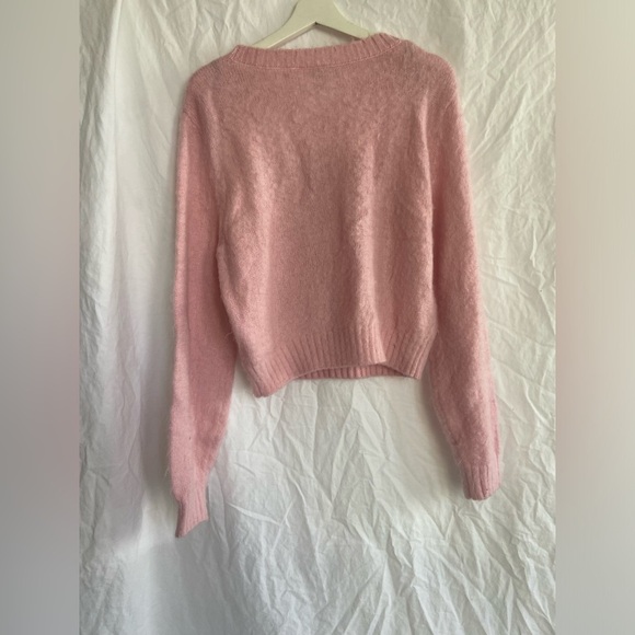 H&M Care Bears MOTIF-FRONT SWEATER Light pink Size Large - Picture 7 of 16